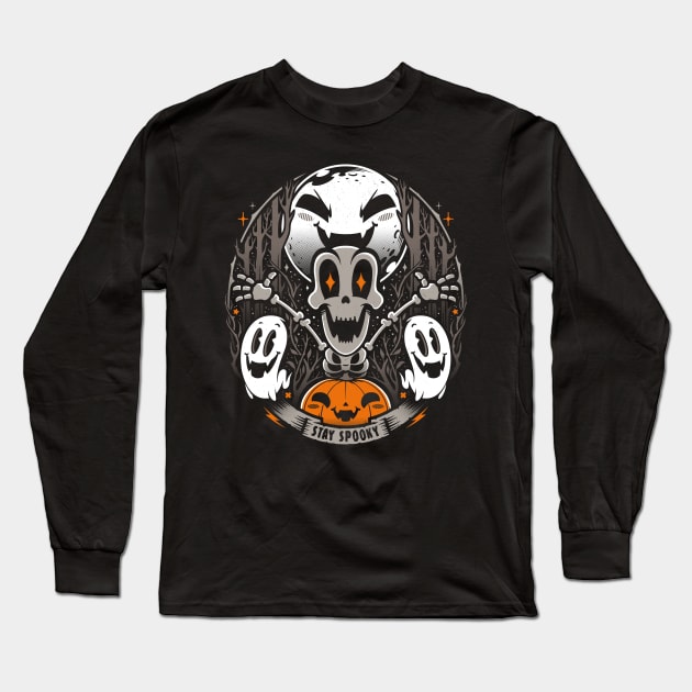 Halloween - Stay Spooky 2022 Long Sleeve T-Shirt by StudioM6